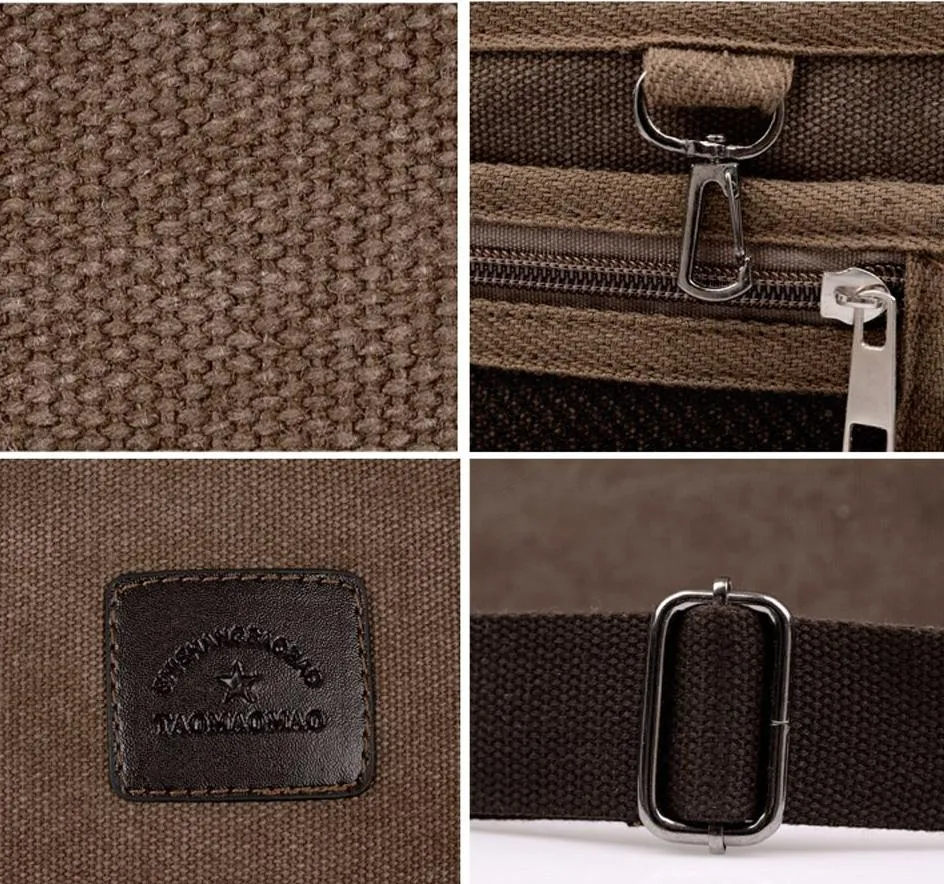 Canvas Messenger Bag