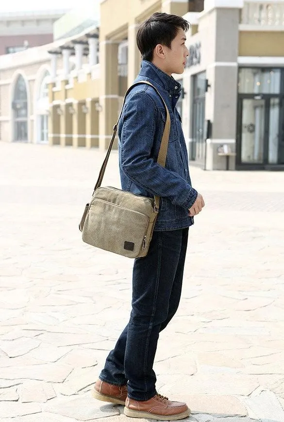 Canvas Messenger Bag