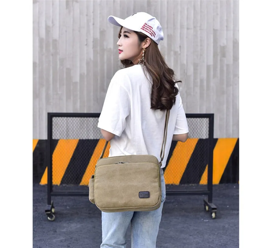 Canvas Messenger Bag