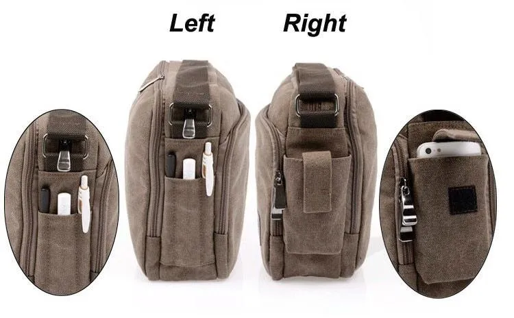 Canvas Messenger Bag