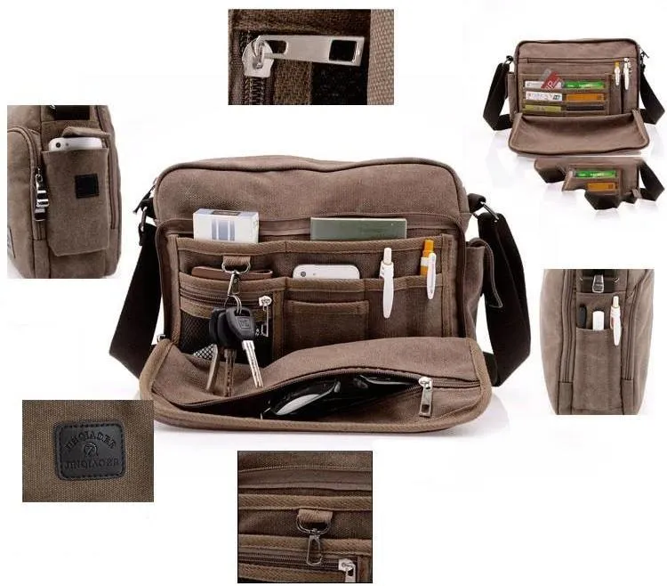 Canvas Messenger Bag
