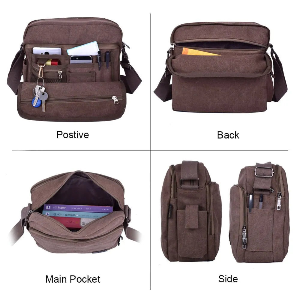 Canvas Messenger Bag