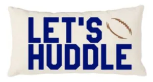 Canvas Pillow - Let's Huddle 12x20 Natural
