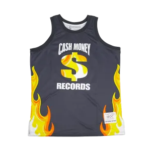 CASH MONEY RECORDS BLACK BASKETBALL JERSEY