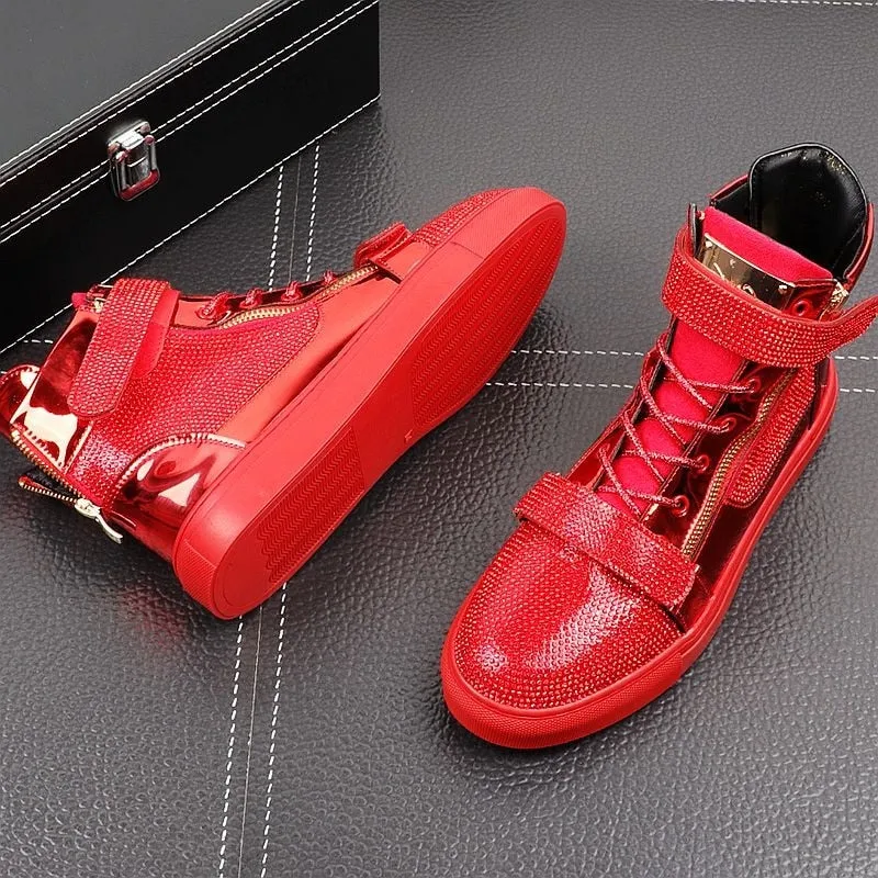 Casual high top shoes Flats Male