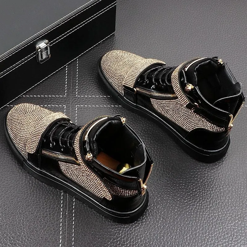 Casual high top shoes Flats Male
