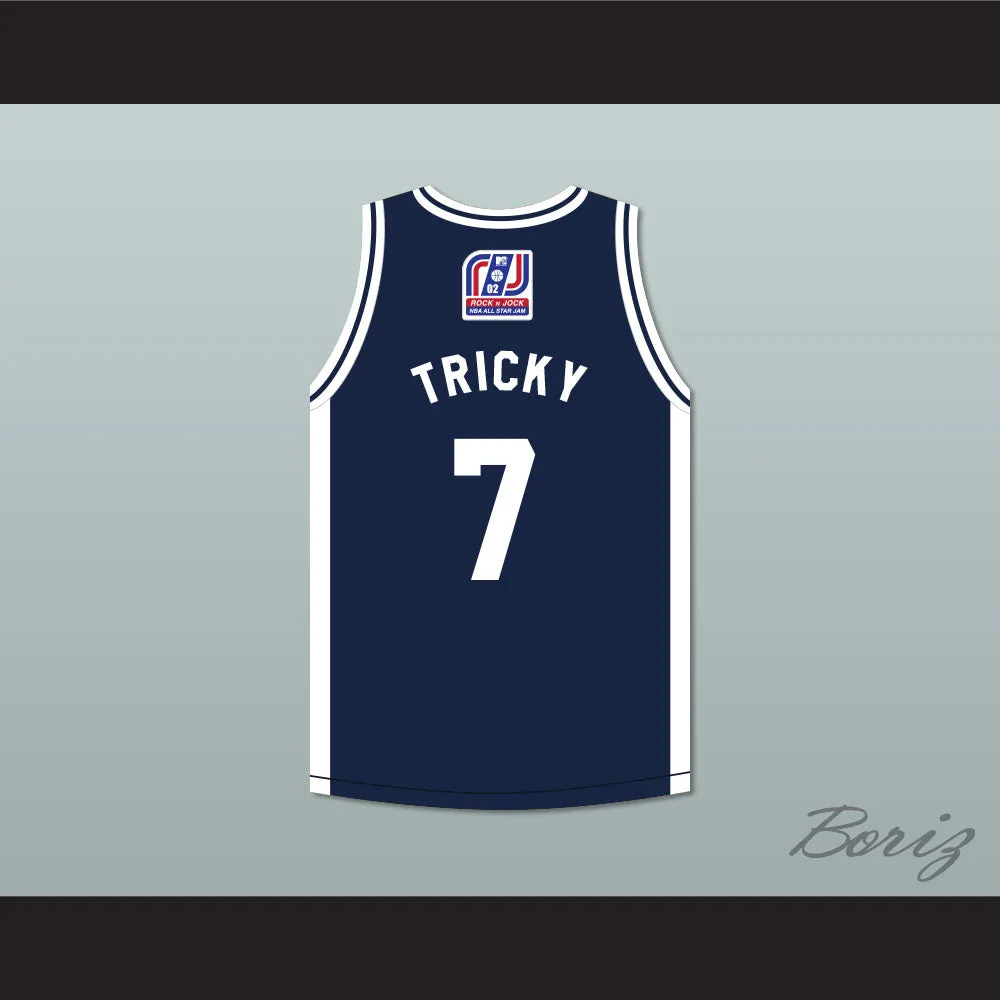 Chris 'Tricky' Kirkpatrick 7 Stars Basketball Jersey Rock N' Jock All Star Jam 2002