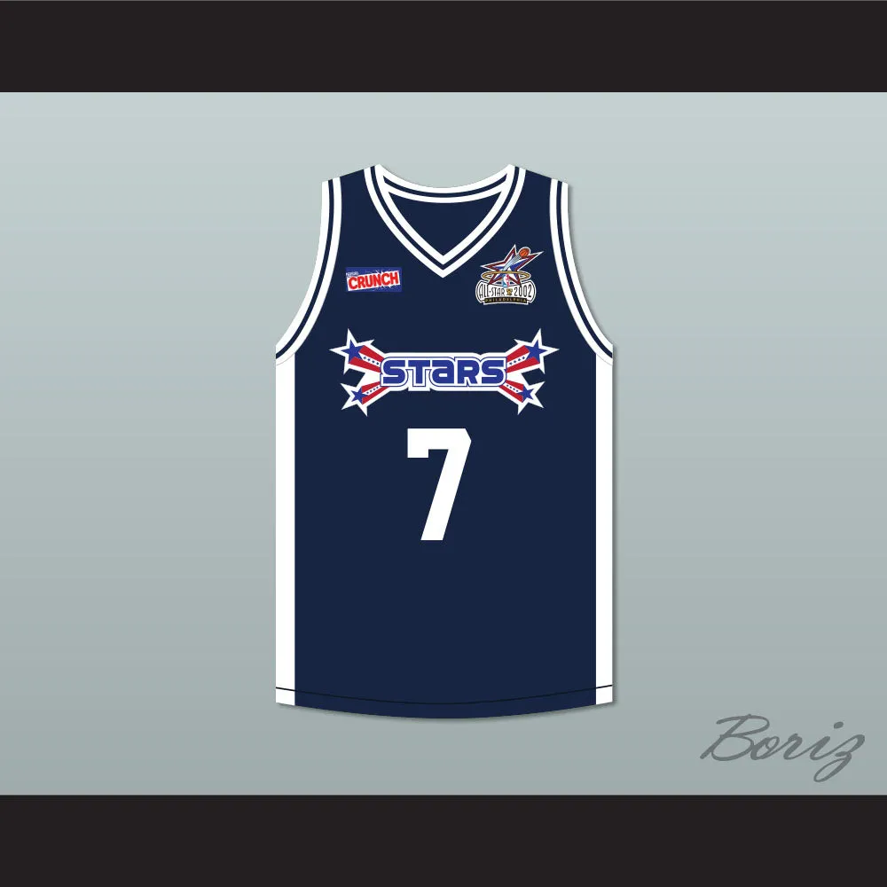 Chris 'Tricky' Kirkpatrick 7 Stars Basketball Jersey Rock N' Jock All Star Jam 2002