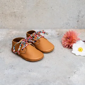 CINNAMON TRAVELLERS WITH LIBERTY PRINT LACES