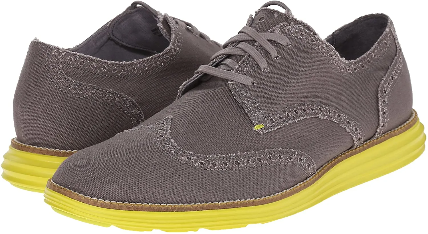 Cole Haan Mens ORIGINAL GRAND WTIP Casual Grey Shoes