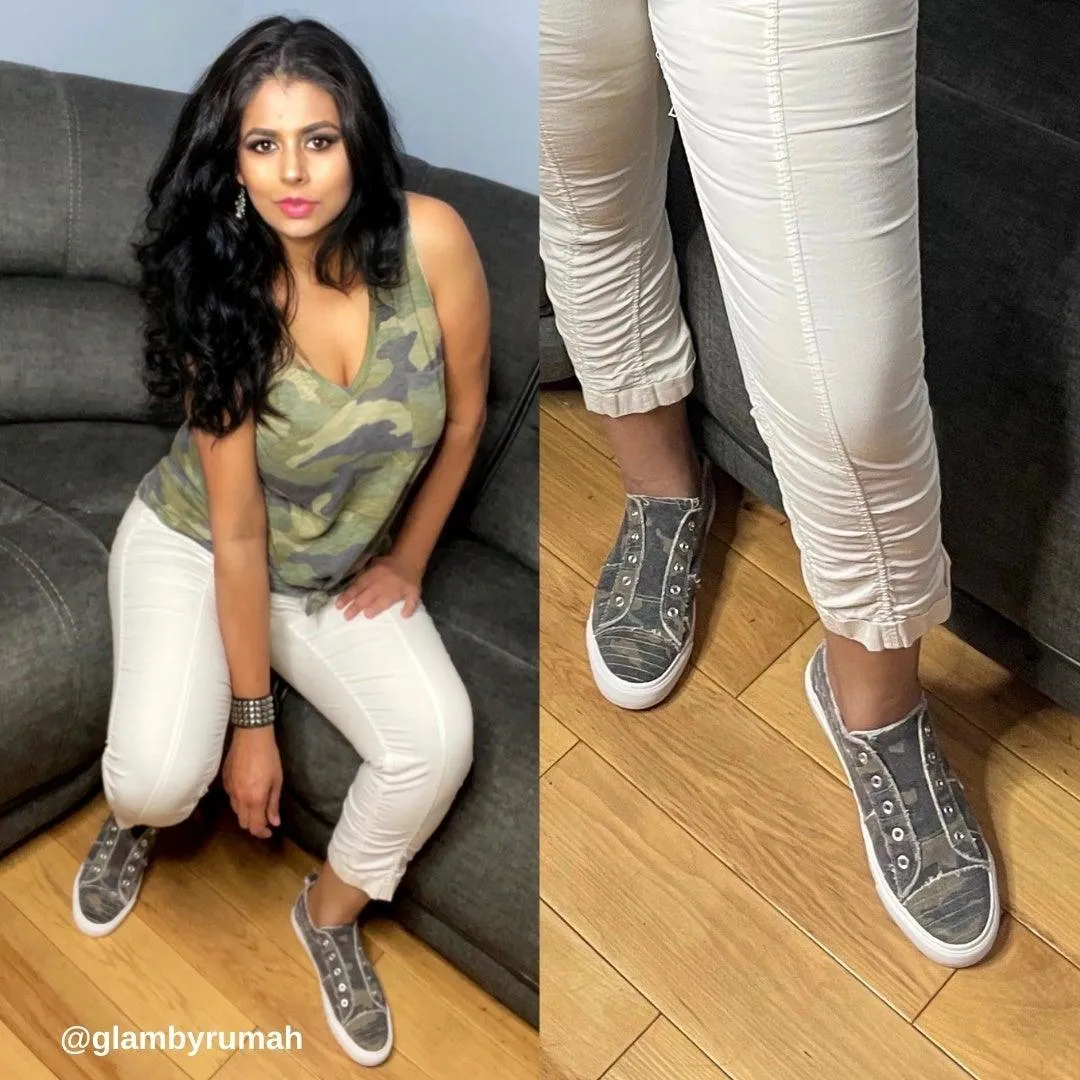 Corkys Babalu Camo Slip On Fashion Sneaker