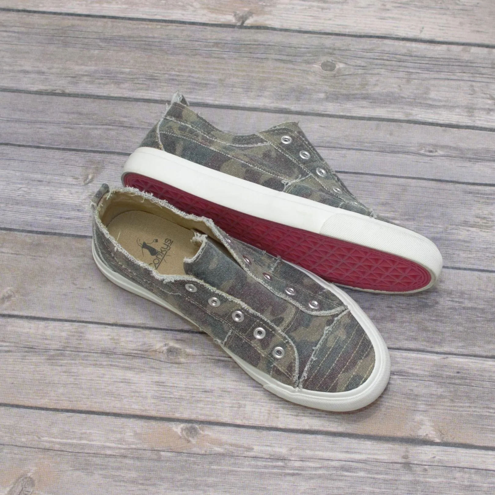 Corkys Babalu Camo Slip On Fashion Sneaker