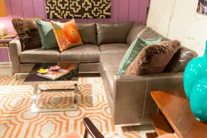 Corwin Leather Sectional - Precedent Furniture