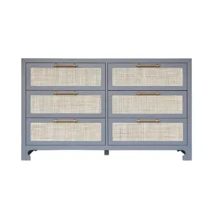 County 6-Drawer Dresser