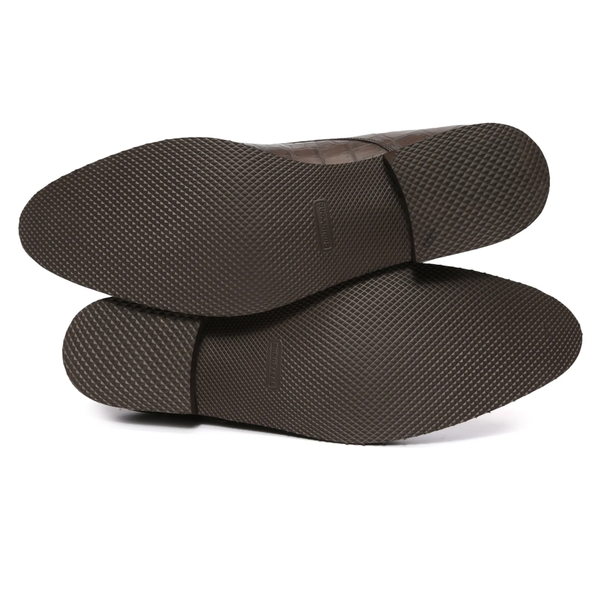 Croc Pattern Double Monkstraps : Double Monk