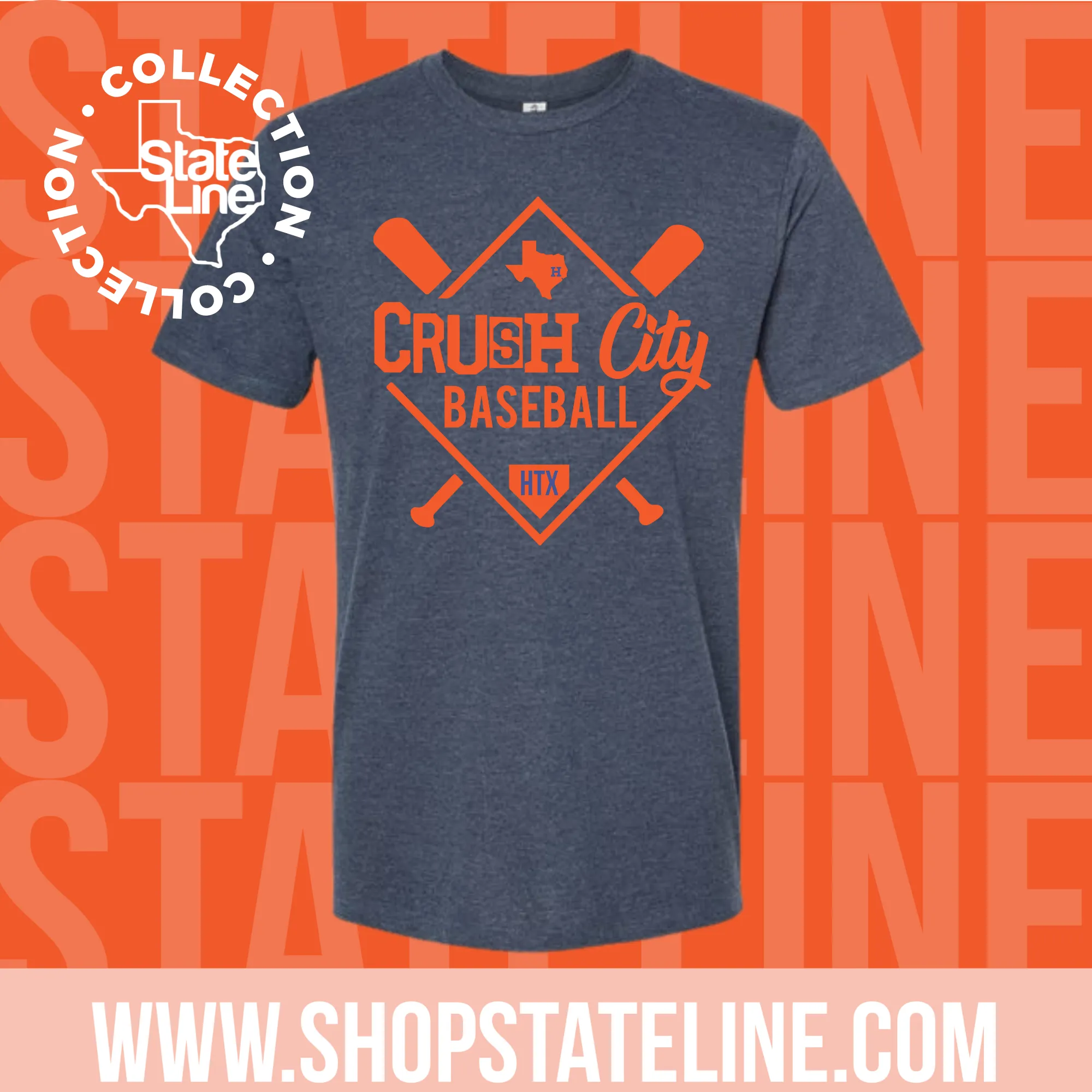 CRUSH CITY DIAMOND  - MIDNIGHT BLUE UNISEX