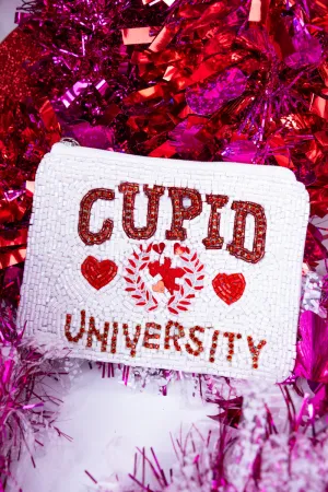 Cupid University Seed Bead Coin Purse