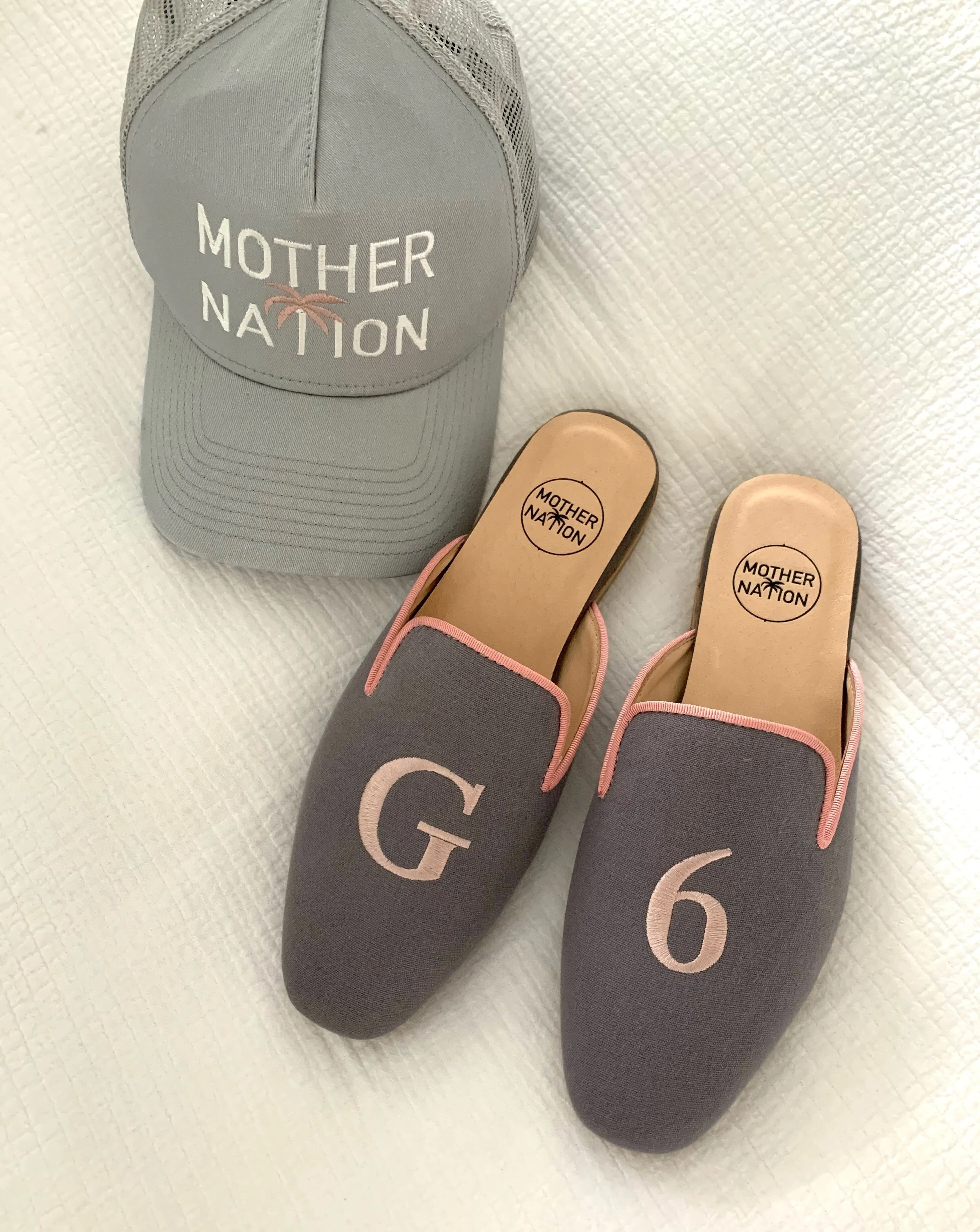 Custom Gray Canvas Slides