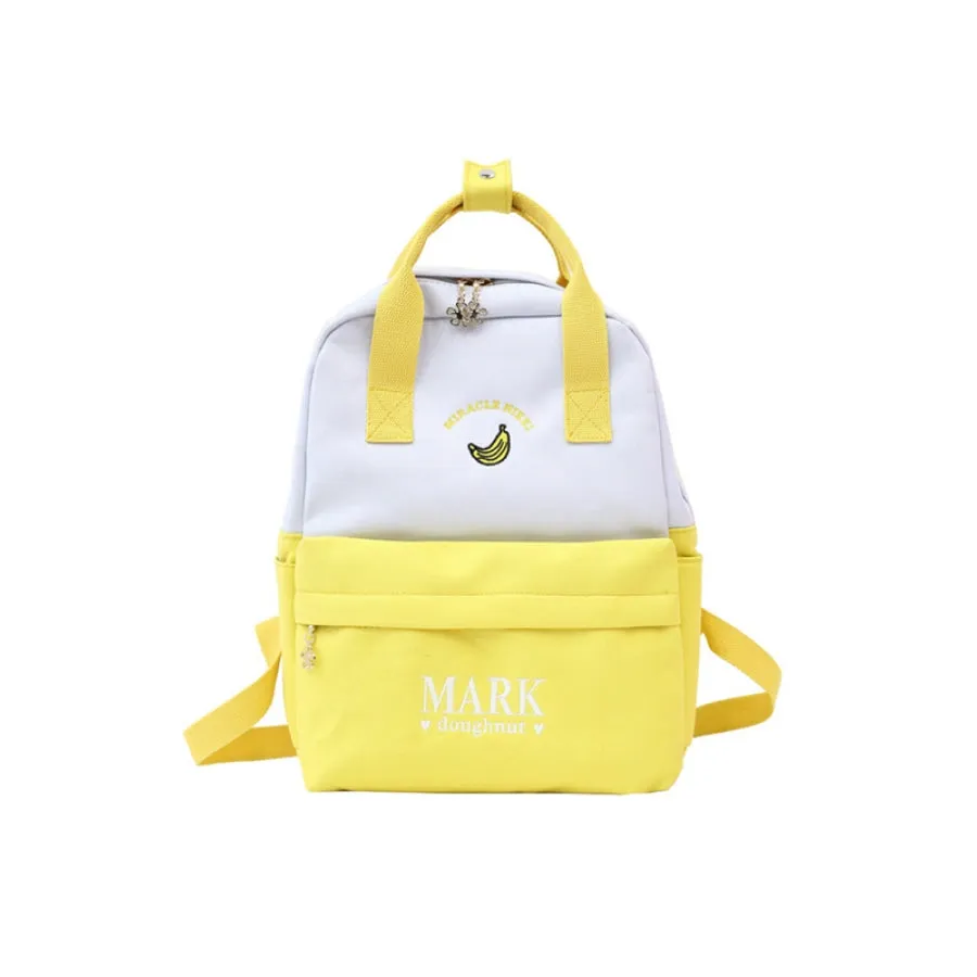 Cute Cartoon Embroidery Backpack