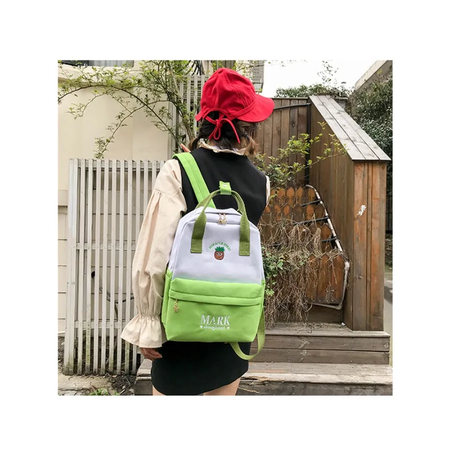 Cute Cartoon Embroidery Backpack