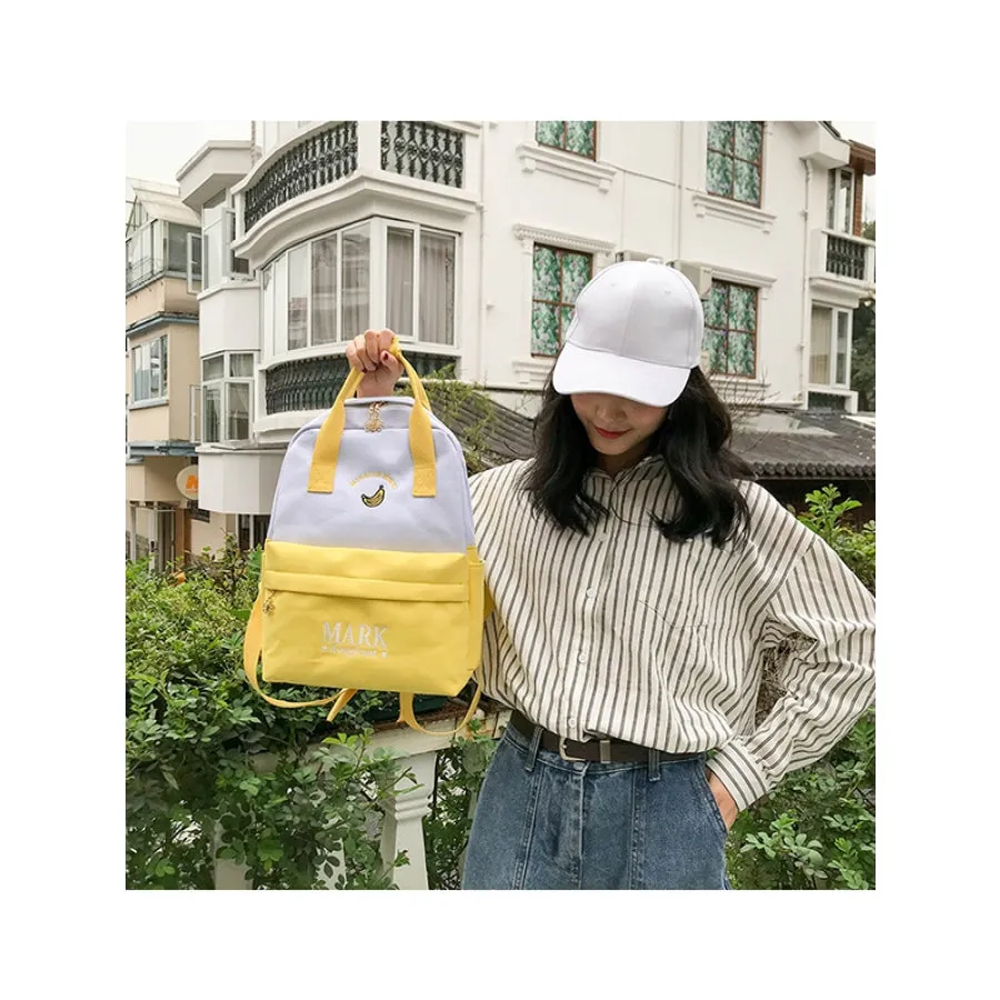 Cute Cartoon Embroidery Backpack