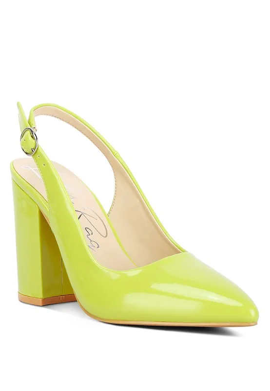 Dalaney Slingback High Block Sandals