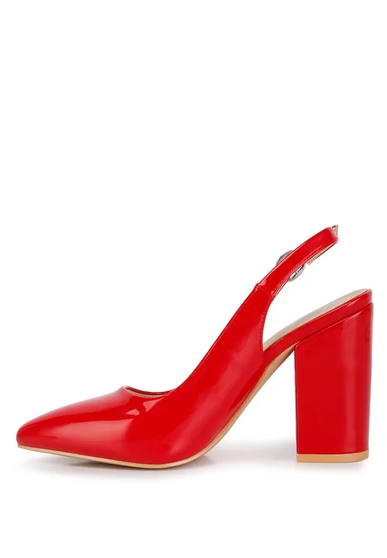 Dalaney Slingback High Block Sandals