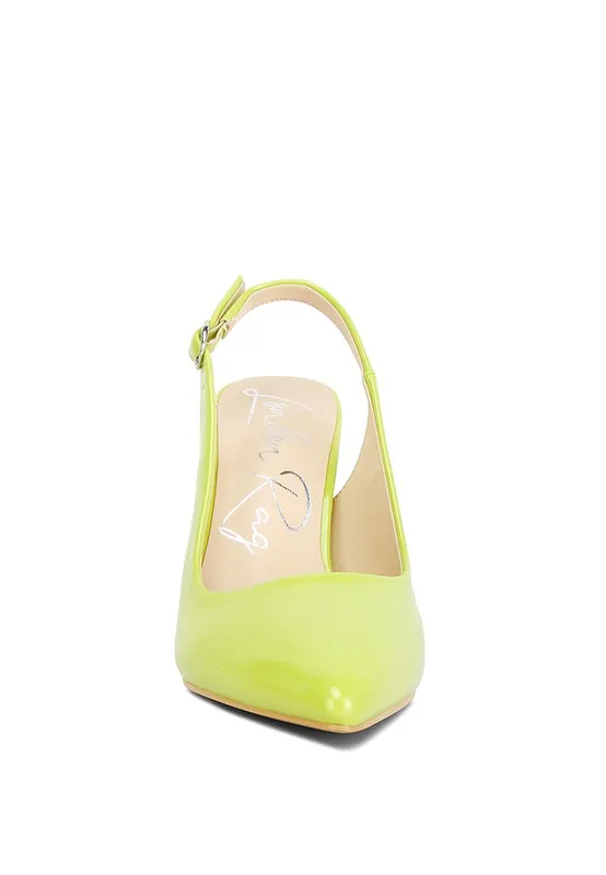 Dalaney Slingback High Block Sandals