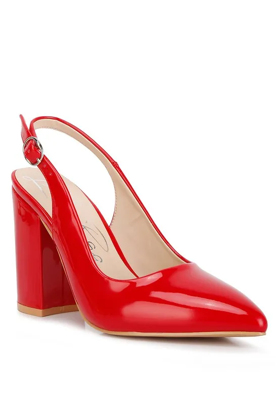 Dalaney Slingback High Block Sandals