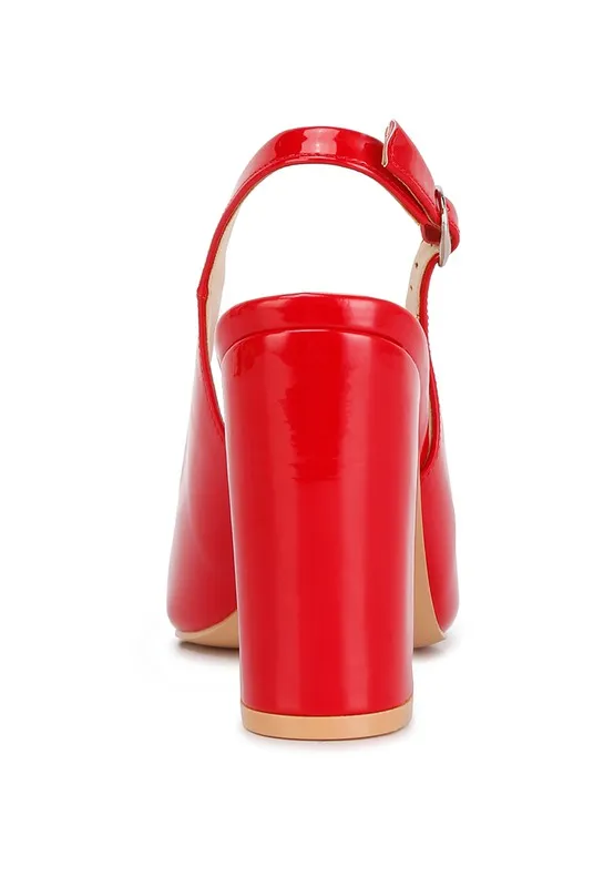 Dalaney Slingback High Block Sandals