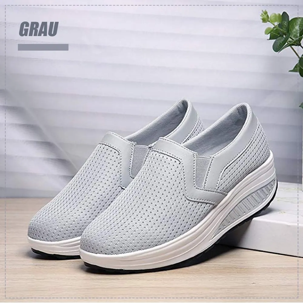 Damen Atmungsaktive Mesh Outdoor Sportschuhe