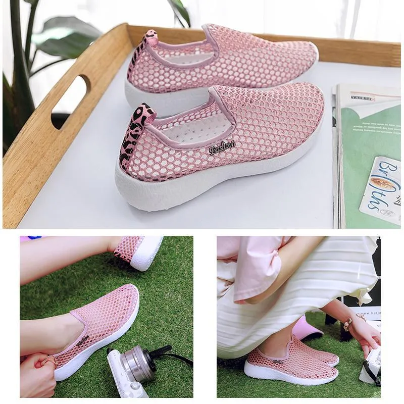 Damen leichtes und atmungsaktives Mesh Turnschuhe