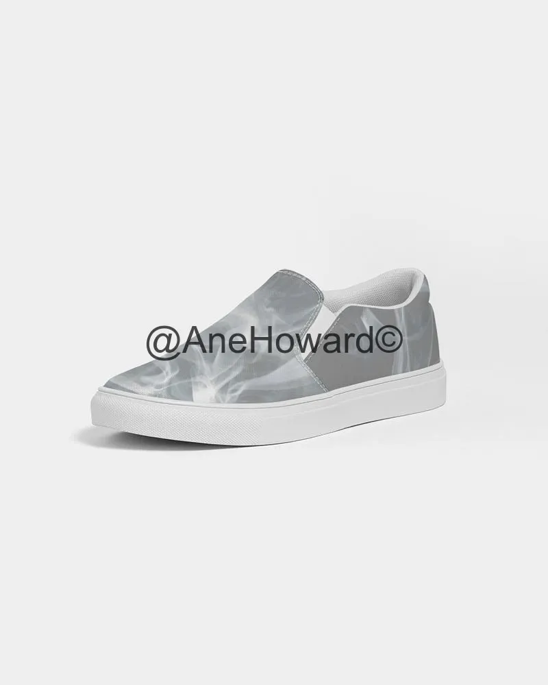 Dark Smoke Women's Slip-On Canvas Shoe