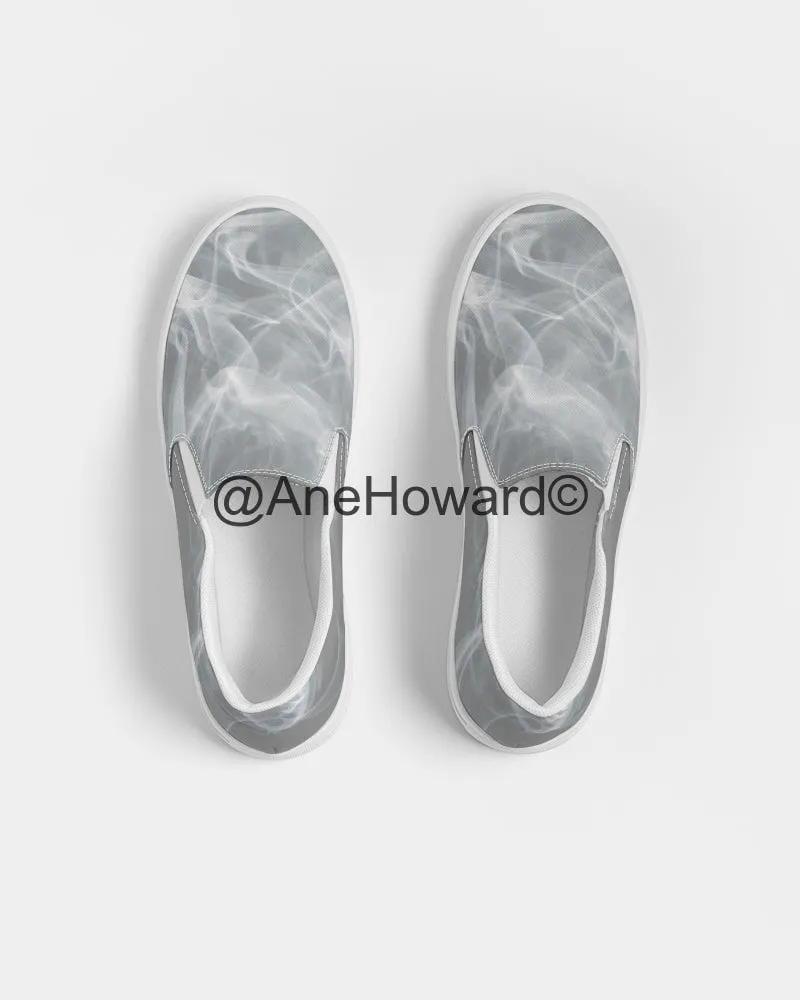 Dark Smoke Women's Slip-On Canvas Shoe