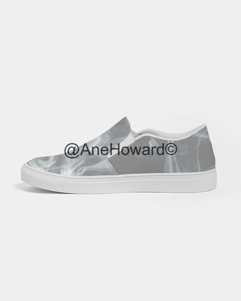 Dark Smoke Women's Slip-On Canvas Shoe