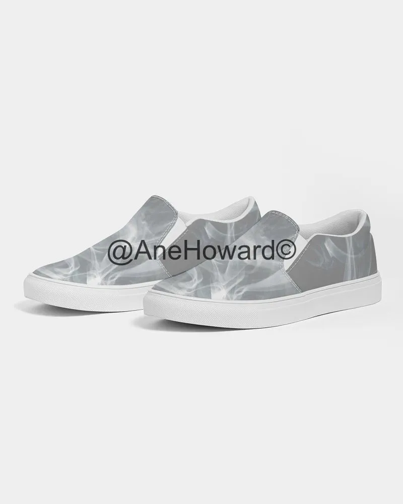 Dark Smoke Women's Slip-On Canvas Shoe