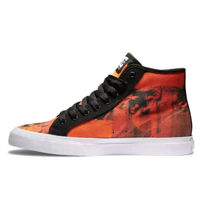 DC Men's Andy Warhol Manual Hi High-Top Shoes