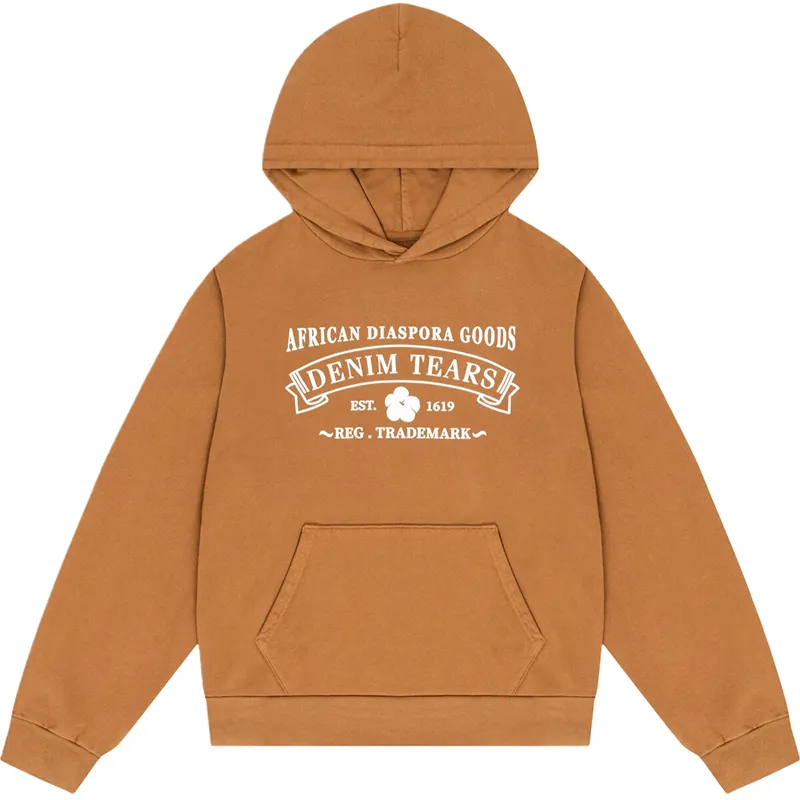 Denim Tears Hoodie Yellow