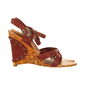 Dior Red Star Wedges