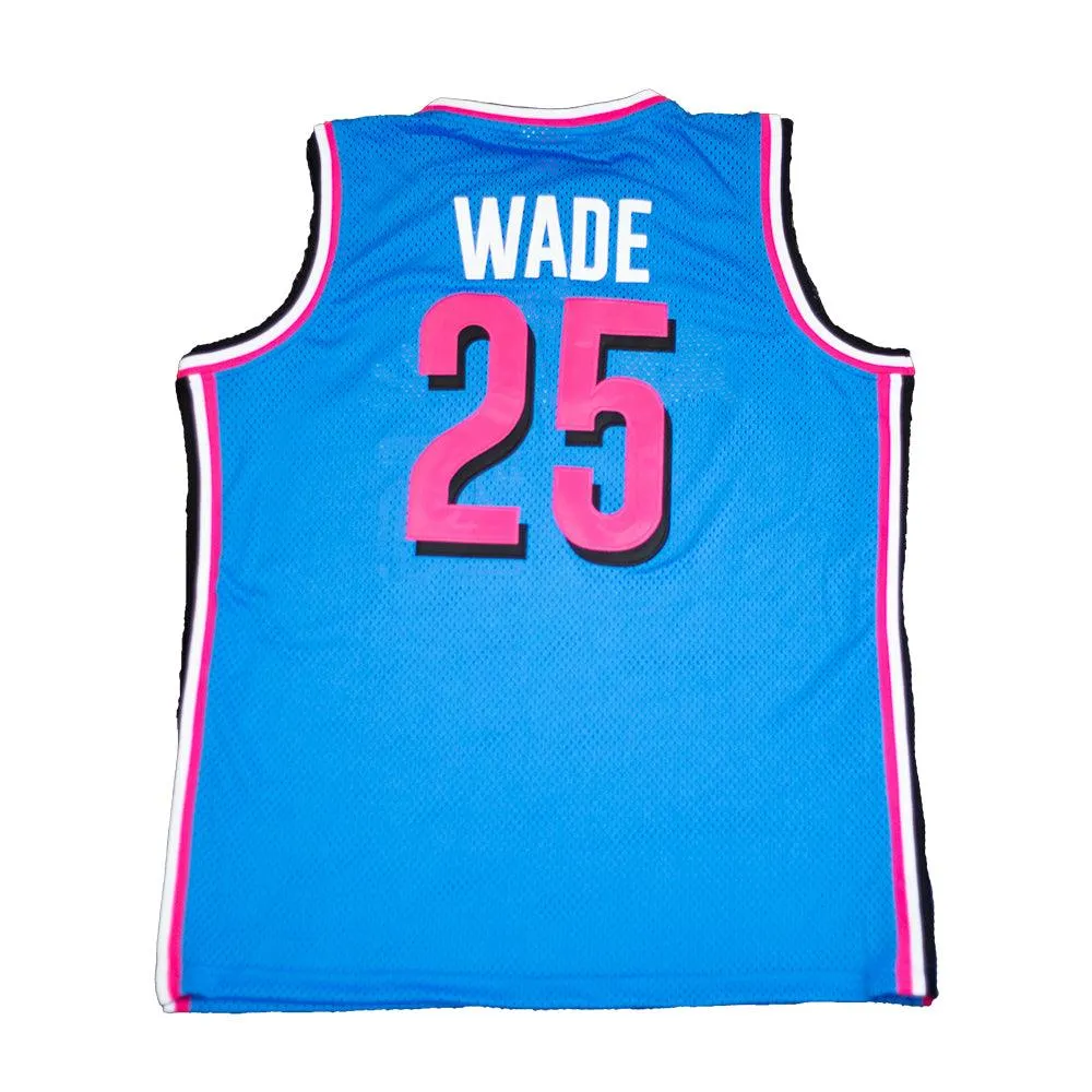 DWAYNE WADE MIAMI VICE ALT HS BASKETBALL JERSEY BLUE