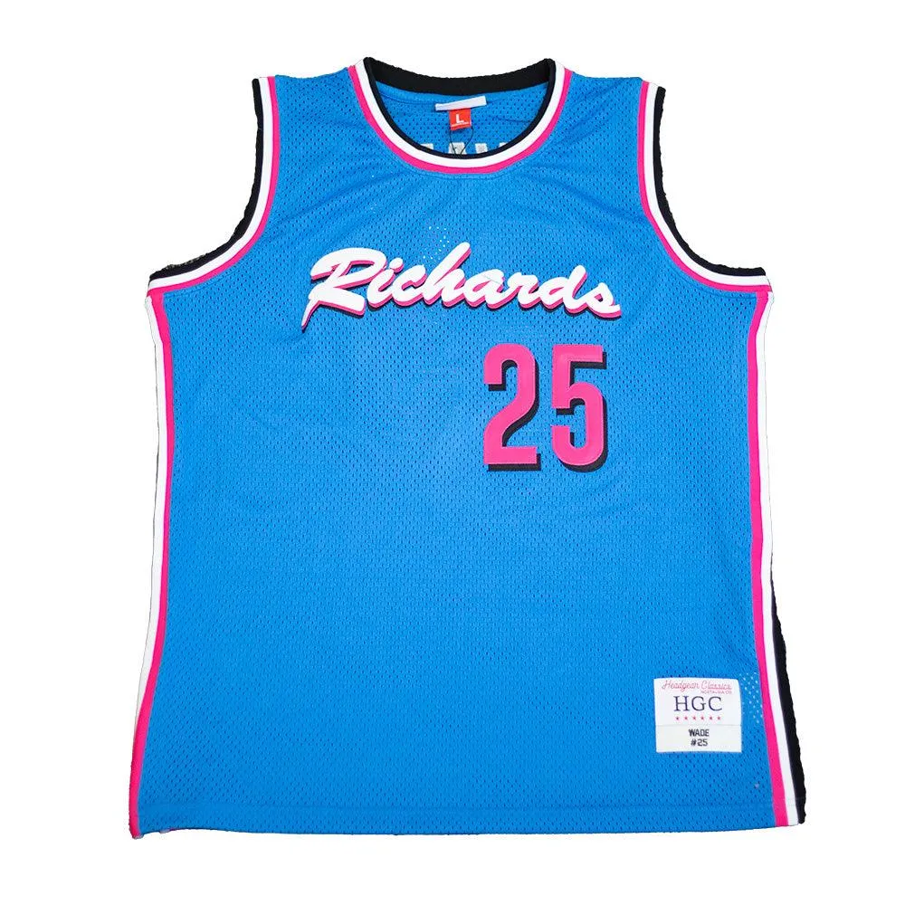 DWAYNE WADE MIAMI VICE ALT HS BASKETBALL JERSEY BLUE