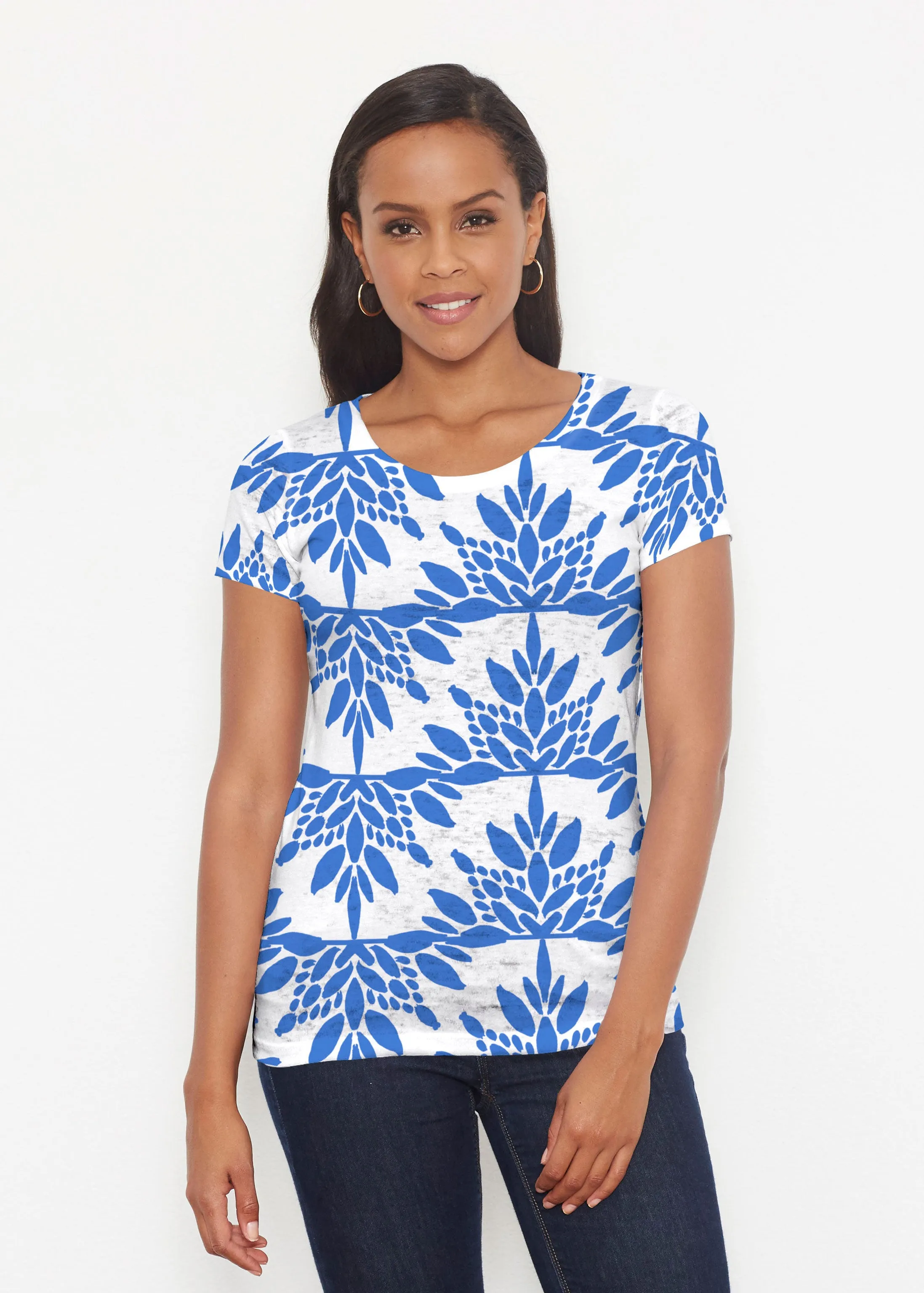 Eccentric (8043) ~ Short Sleeve Scoop Shirt