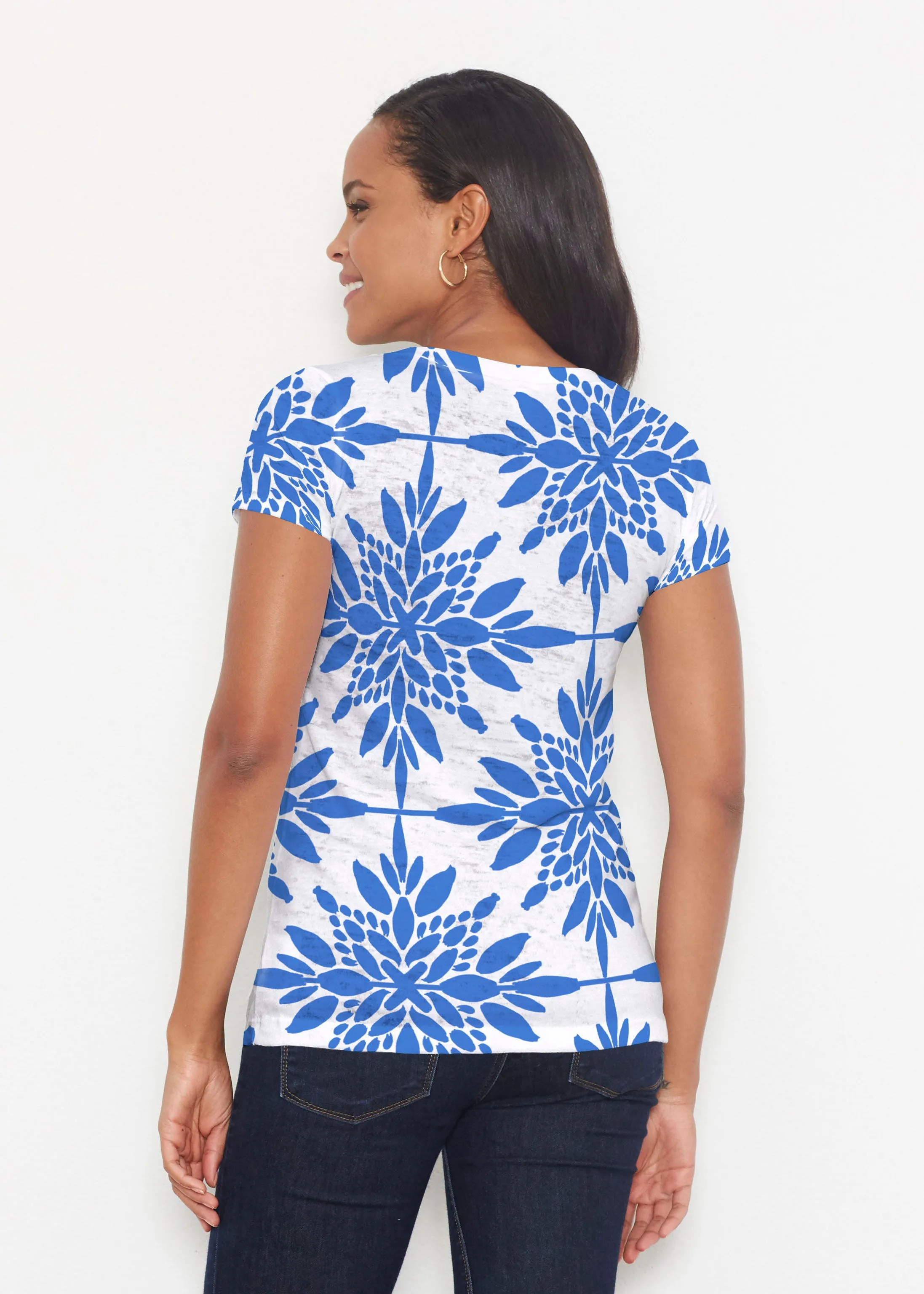 Eccentric (8043) ~ Short Sleeve Scoop Shirt
