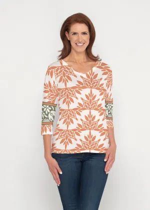 Eccentric Spice (8059) ~ Signature 3/4 Sleeve V-Neck Top