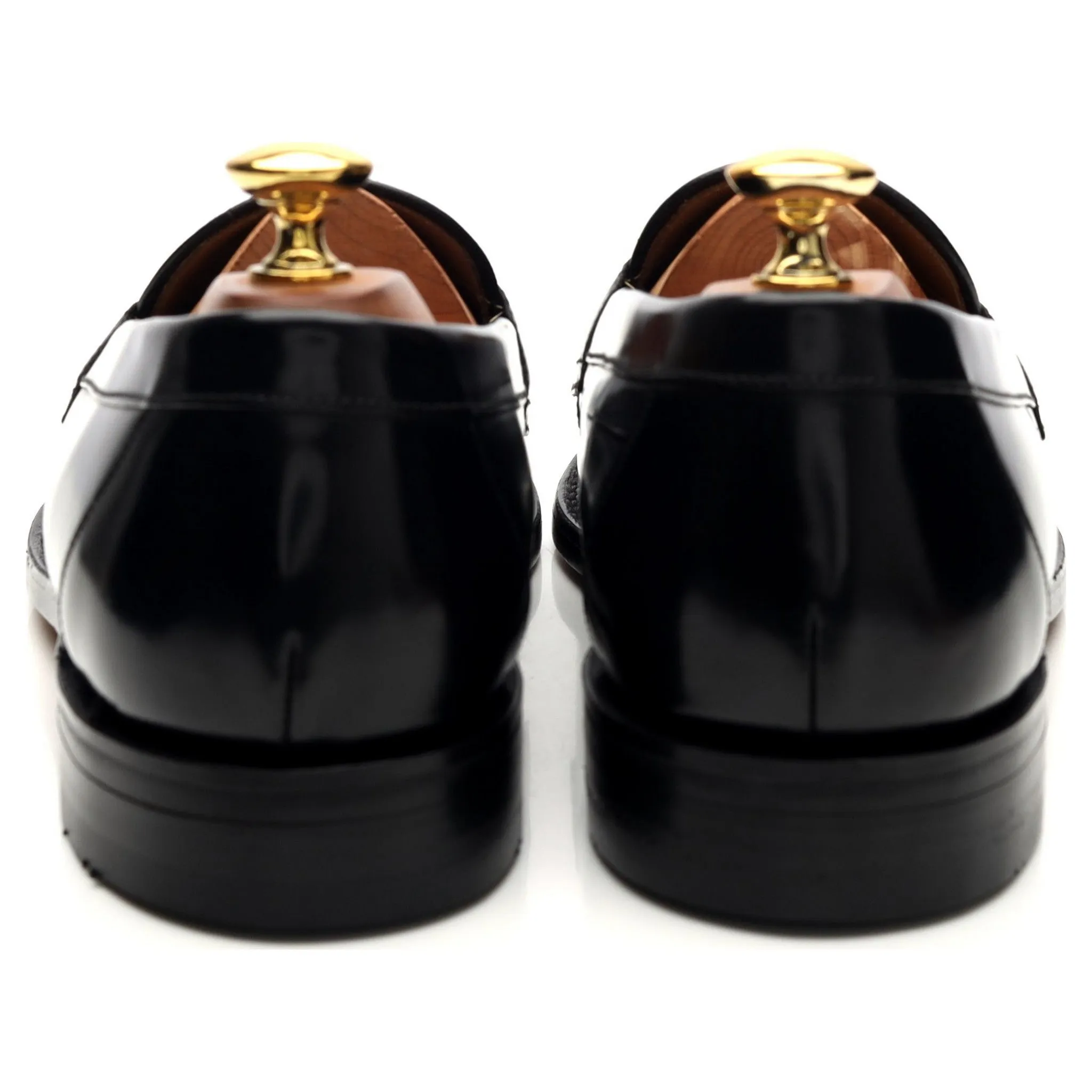 'Eton' Black Leather Loafer UK 7 F