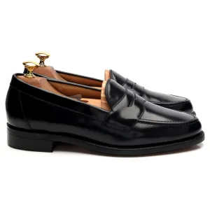 'Eton' Black Leather Loafer UK 7 F