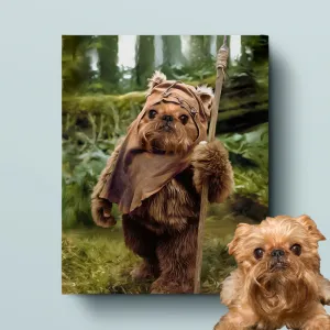 Ewokified Pet Portrait