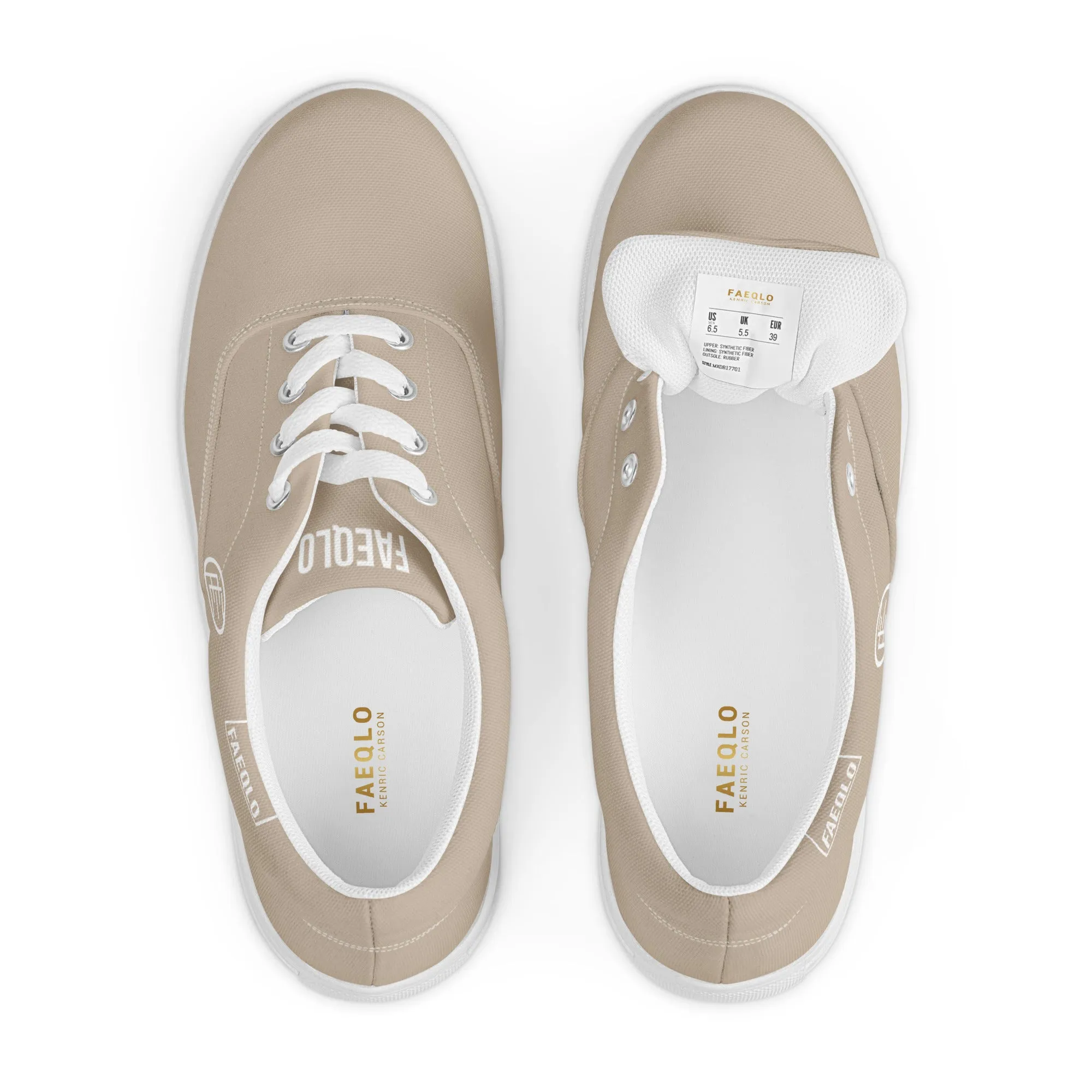 Faeqlo Men’s Lace-up Canvas Shoes