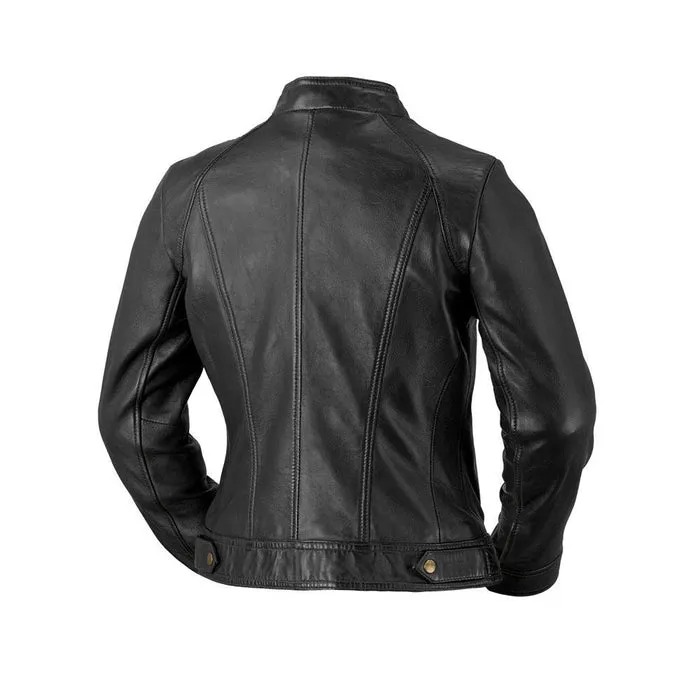 Favorite - Women's Fashion Leather Jacket (Black)