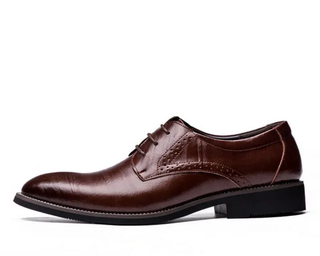 Flat Classic Leather Dress Shoes
